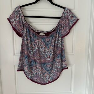 Heartloom off-shoulder top